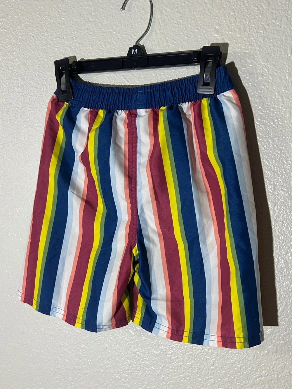 Ruggedbutt’s Striped Multicolor Boy’s Swim Shorts - Sz7